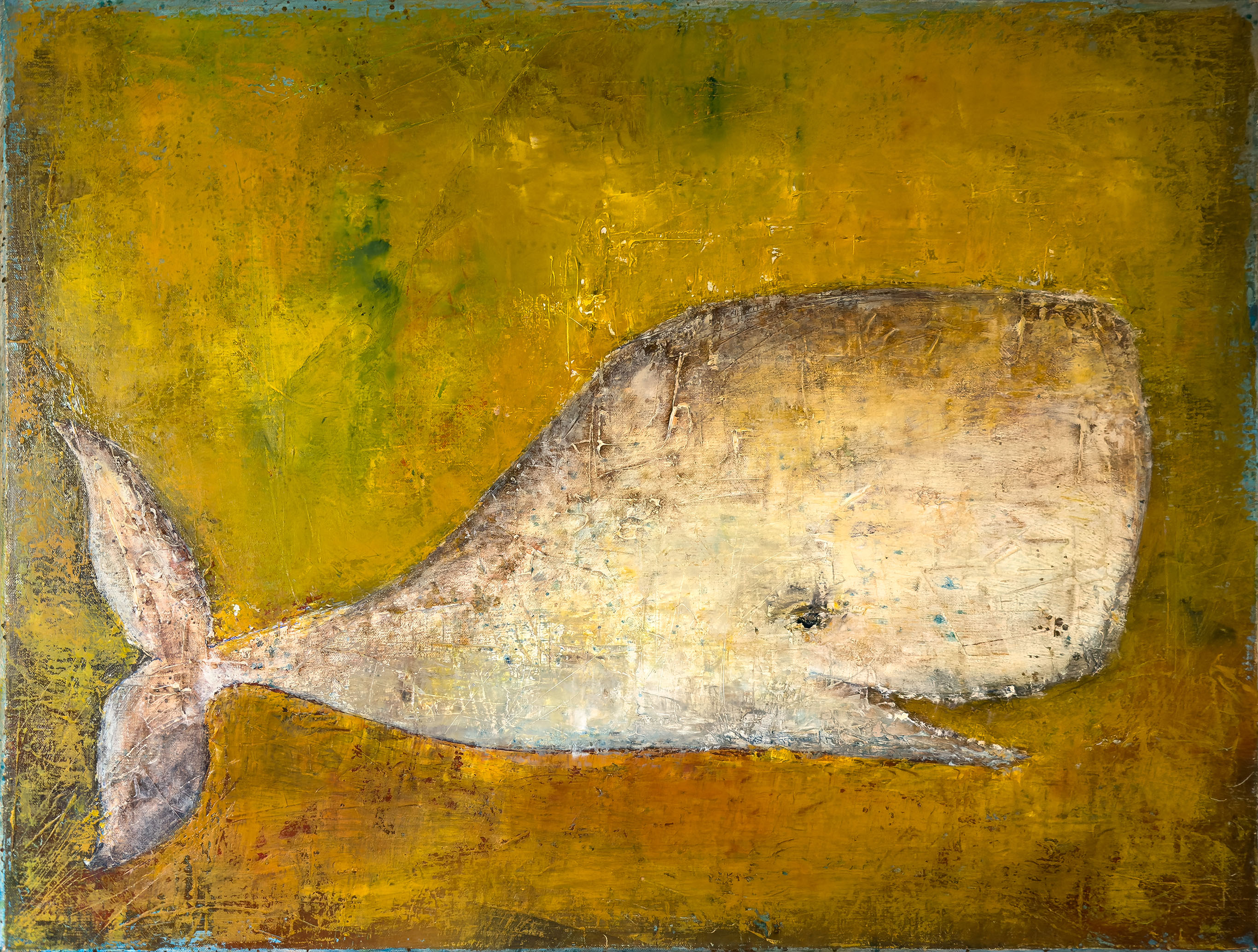 White Whale. Oil on canvas, 80 x 60 cm. 2009